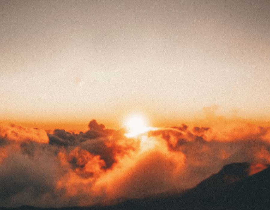 Sunrise experience on Haleakala in Maui