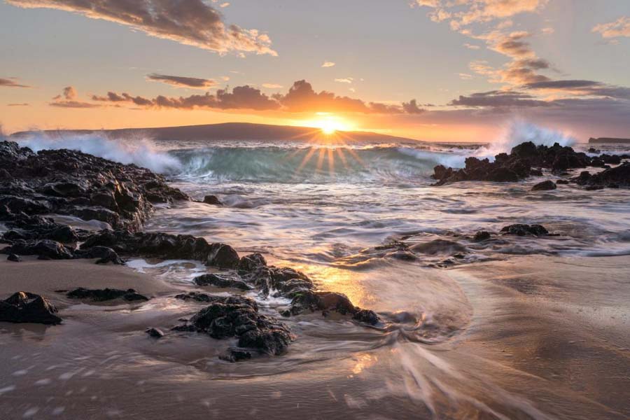 Secret Cove Beach for sunset in Maui