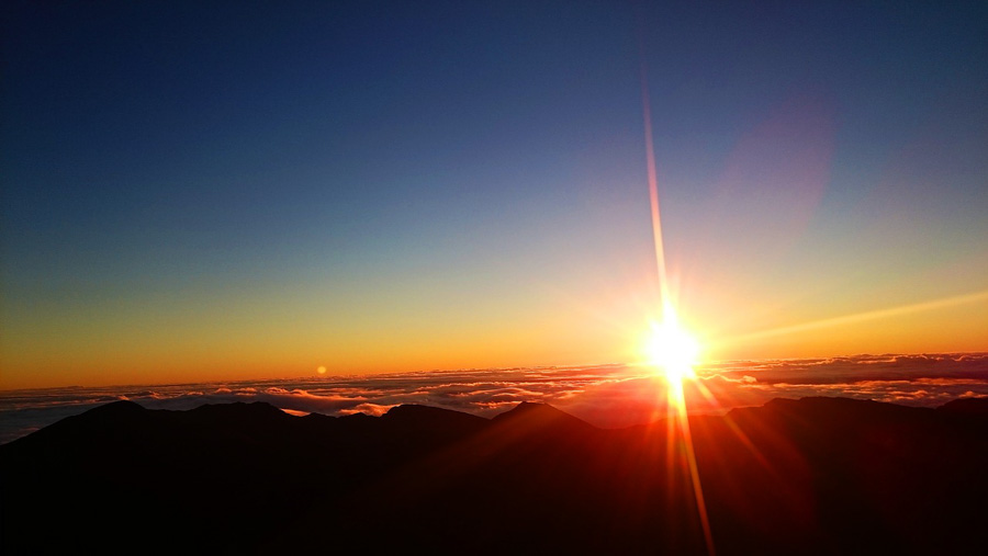 Do the sunrise experience at Haleakala