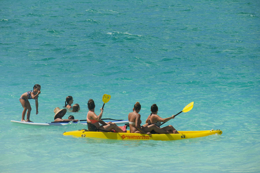 kayak to the Mokes isles from Kailua