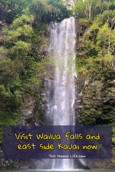 Visit Wailua falls and east side kauai now
