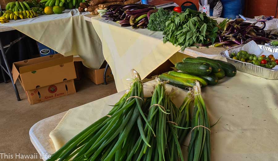 When are the farmers market days at Kamuela Farmers Market?