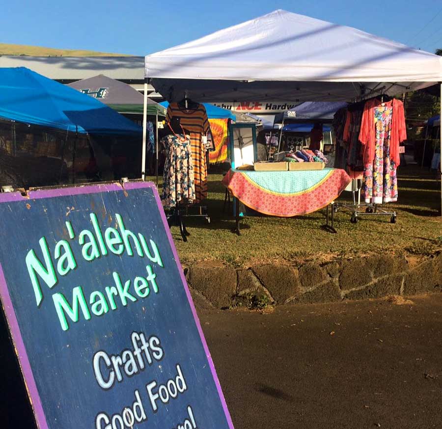Visit the Na'alehu Farmers market