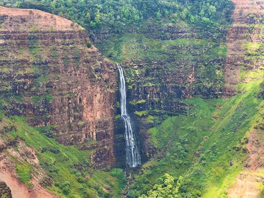 A beautiful hike to Waipo’o Falls in Waimea Canyon