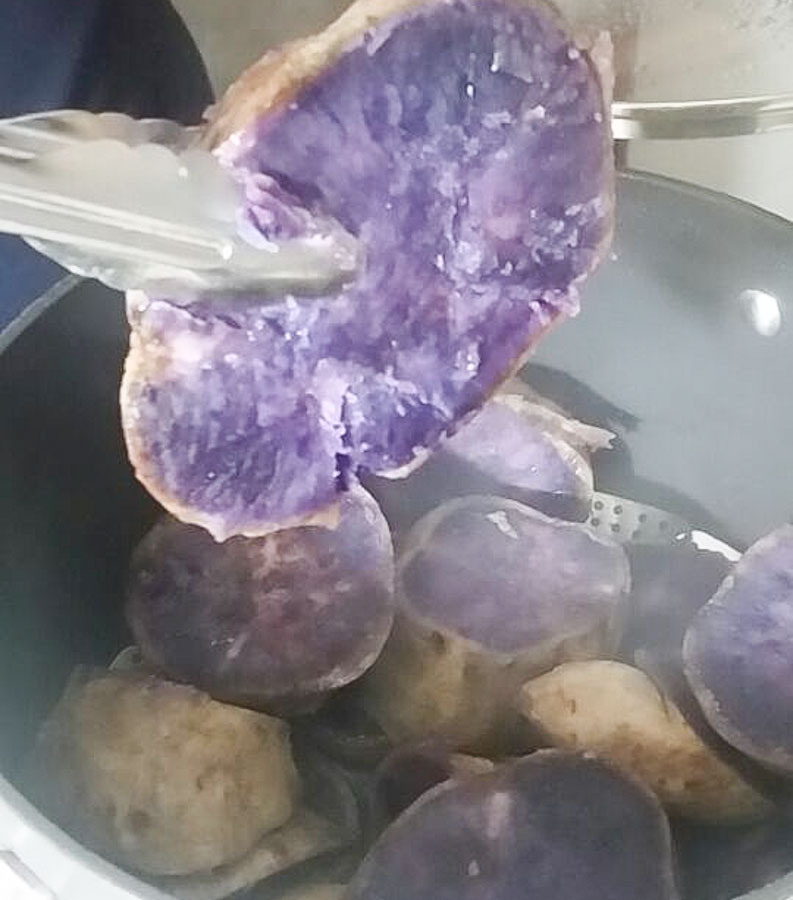 How to cook with Purple sweet potato