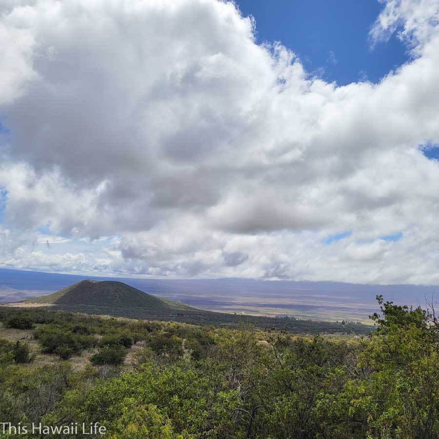 Views looking out to  Pu'u Ahumoa