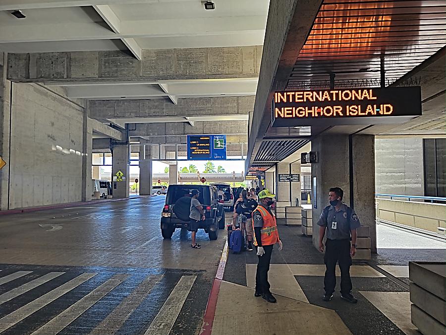 
The main terminals at Honolulu International Airport