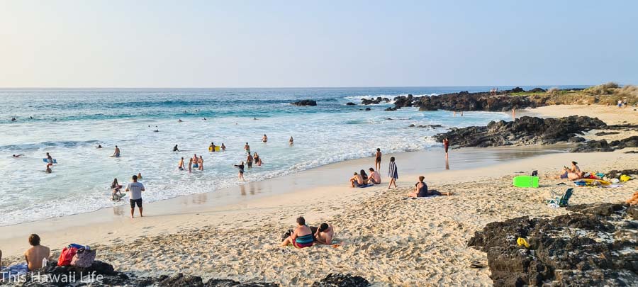 Historic Kua Bay is now Kona's most happening beach scene