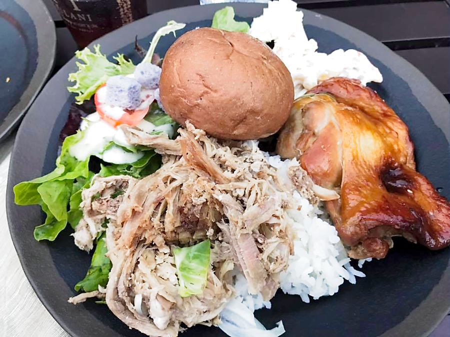 Experience Nutridge traditional food - the best luau in Hawaii