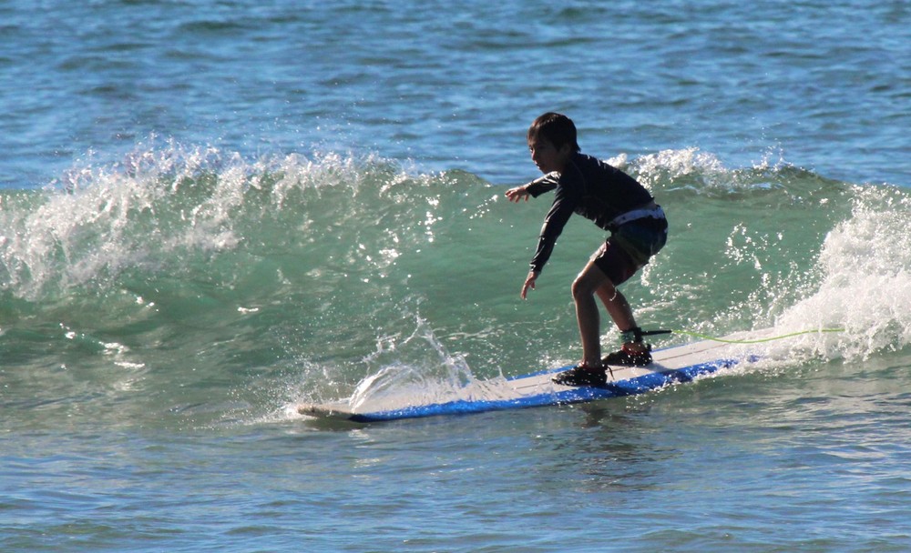 Surf school lessons at The Big Kahuna