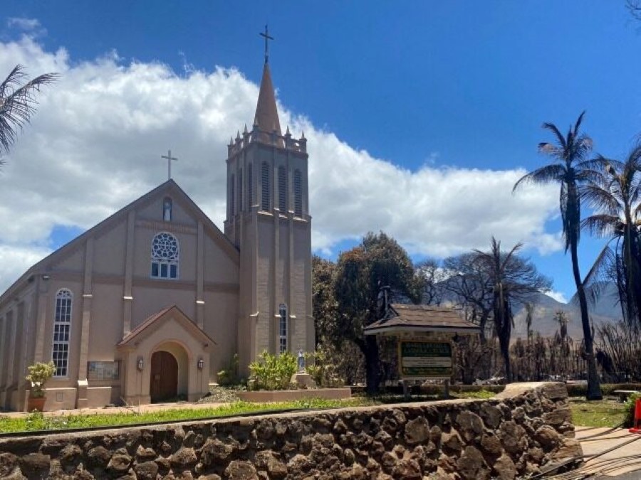 Maria Lanakila Catholic Church still standing