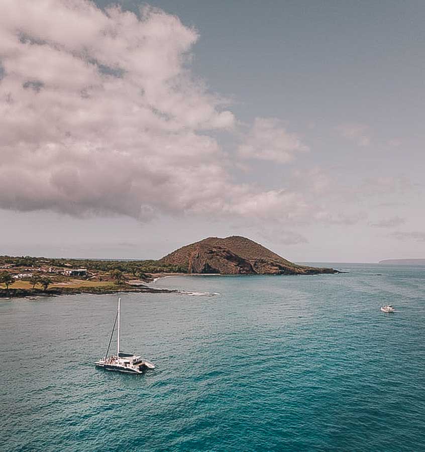 Cruising to Molokini crater in Maui