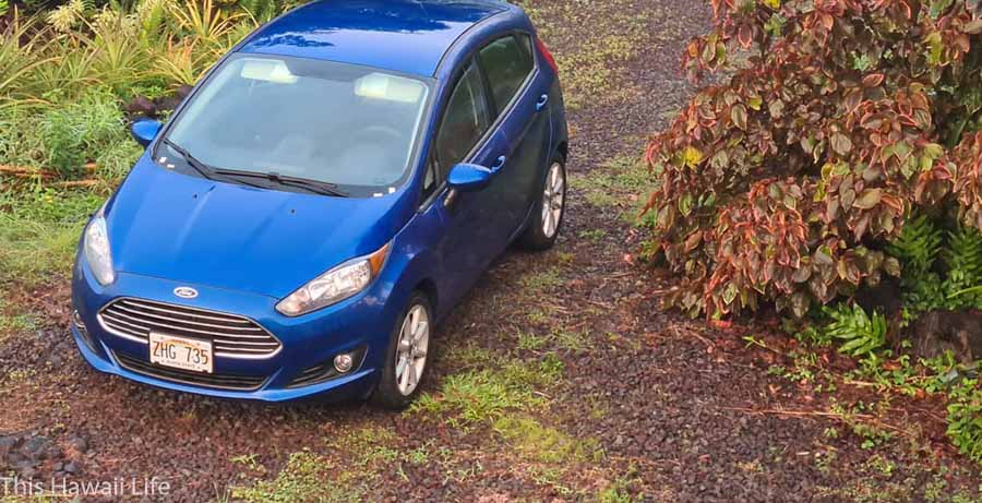 Rental cars in Hawaii
