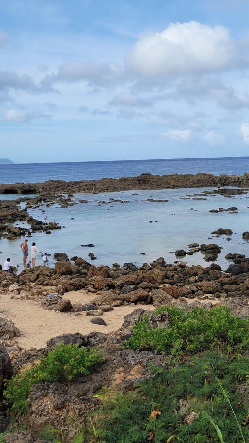 A visit to Sharks Cove along the North Shore of Oahu