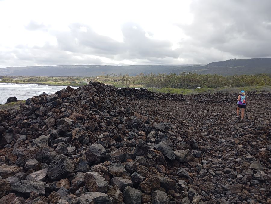 Heiau at Punaluu1