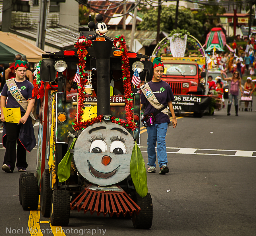 Hawaii xmas parade